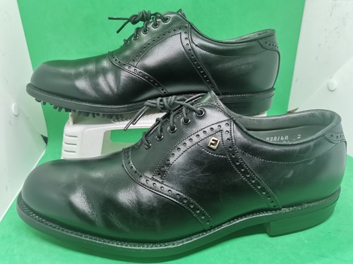 Vintage Footjoy Classics Lites Mens Golf Shoes 52126 Leather BLK BLK 9.5D