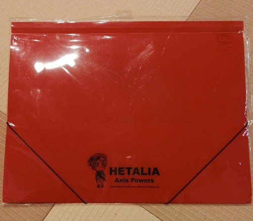 COPENHAGEN STUDIOS Hetalia Axis Powers A4 Flat Holder Red America Anime Collectible