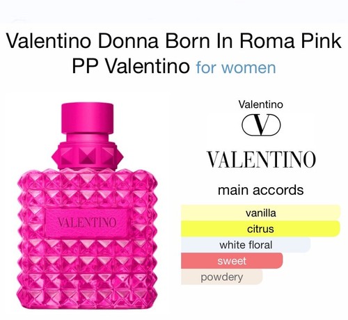 Valentino Donna Born In Roma Pink PP 100ml 3.4 oz EDP Spray Sealed Discontinued