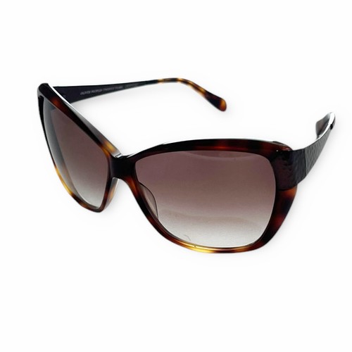 Oliver Peoples Womens Sunglasses Skyla Gradient Brown Tortoise Hammered Copper