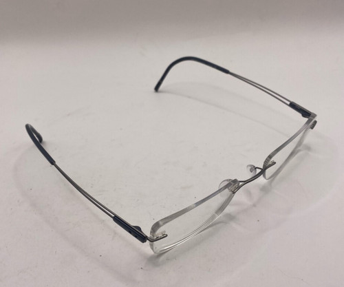 SILHOUETTE TITANIUM EYEGLASSES FRAMES ONLY 7658 60 6061 GRAY RIMLESS 54 21 150