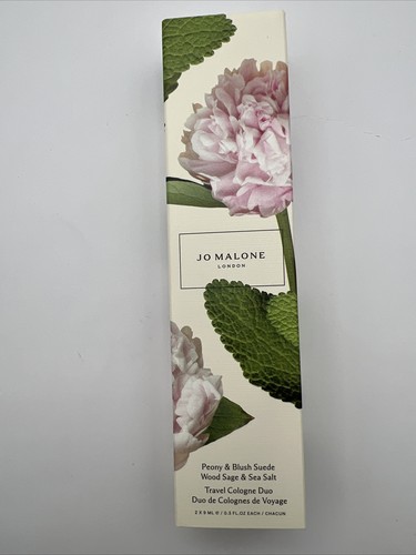 Jo Malone Peony & Blush Suede Wood Sage & Sea Salt Set 0.3 fl oz  9 ml each New