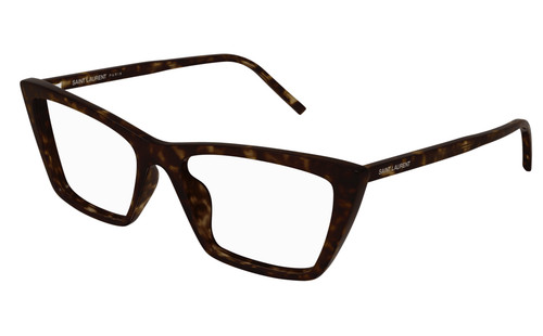 Saint Laurent SL 737 MICA THIN OPT 002 Havana Eyeglasses Frame New Authentic