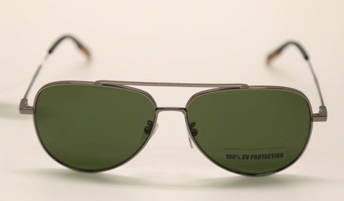 Ermenegildo Zegna EZ 0121 D 08N Gunmetal/Green Lens Sunglasses (#941)