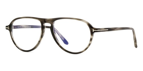 TOM FORD Eyeglasses TF 5869 B 020 Grey Havana Brille Glasses Frames Eyewear 54