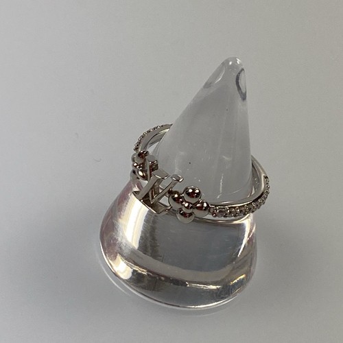 LOUIS VUITTON（LV） Louis Vuitton Lv Iconic Ring M1188M Palladium ILT57
