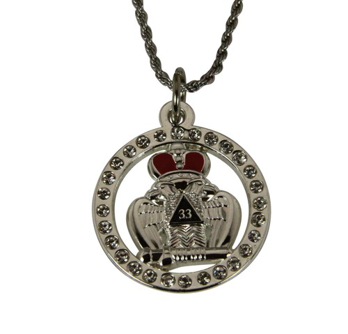 4031978 Collana Ciondolo Rito Scozzese 33° Trentatré Supreme