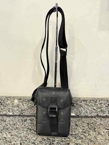 MCM Men's Crossbody Bag Black SPB TS 350461