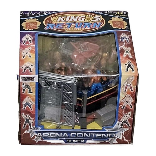 Kings Return Ring Mini Arena Contend Super Overlord Power Wrestlers Accessories