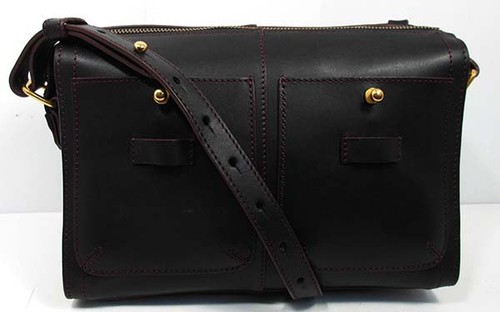 AWAY VIA by VIETA Chevron Rainbow Festival Airplane Shop Messenger Crossbody Handbag