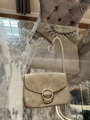 Borsa a tracolla H&M catena verde kaki