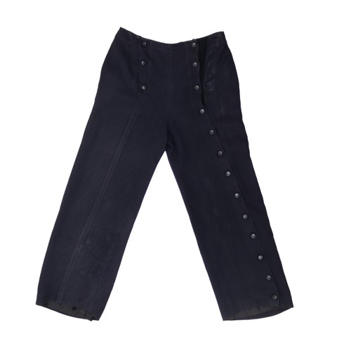 Pantaloni da marinaio vintage Chanel Boutique a vita alta   97 collezione Cruise   US 2
