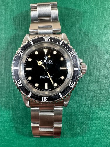 Nice 1966 67 Rolex Submariner No Date Model 5513