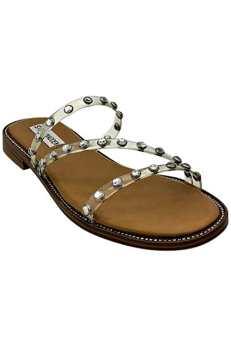 Steve Madden sandalo donna zingo slip on tono rinoceronte