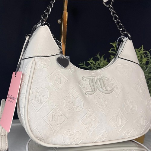 Borsa a tracolla Juicy Couture Good Times borsa hobo cristallo nuova con etichetta