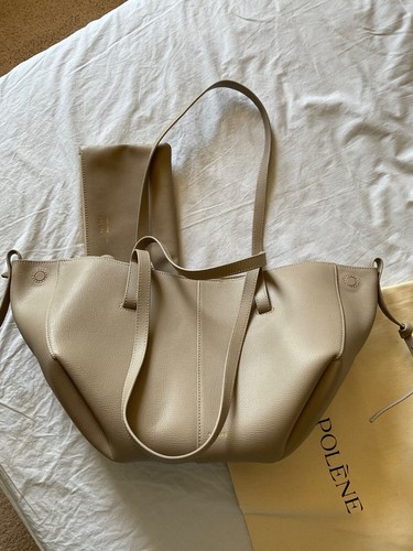 POLÈNE Authentic Polene Paris Cyme Mini Textured Taupe with Polene order history