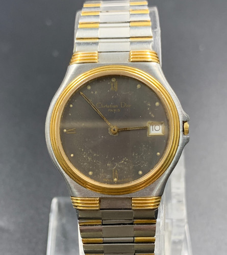 Orologio Christian Dior Paris vintage anni 80 modello Depose mezzo bicolore