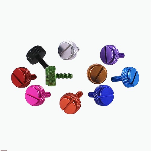 NOTHING NEW #6 32*10mm Grip Knob Bolt Knurled Thumb Screw Flat Thumb Screws Tighten Screw