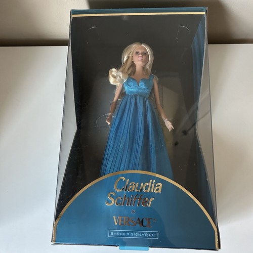 Firma Barbie: bambola top model Barbie Claudia Schiffer a Versace   NUOVA
