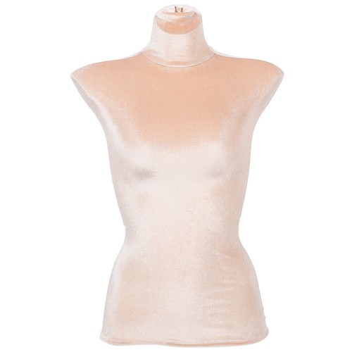 VETEMENTS Manichino mezzo corpo donna Miss tessuto copricostume modello finto puntelli