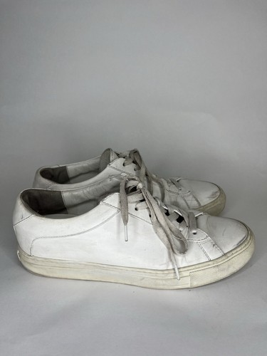 Koio Shoes Lace Up Casual Sneakers White Leather Comfort Men Size 39 US 6 White