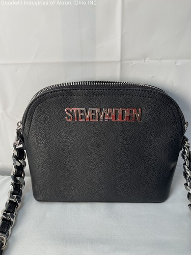 Gently Loved Black Steve Madden Cross Body Handbag