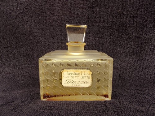 DIOR ancien flacon de parfum Chrîstian Dïor dïorama Paris Bouchon émerisé