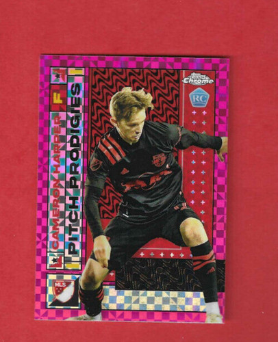 2022 Topps Chrome MLS Pink Refractor Cameron Harper Pitch Prodigies Card No.88