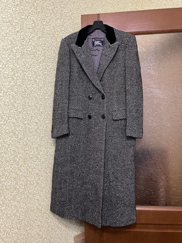 RARO CAPPOTTO LANA DOPPIOPETTO BURBERRYS MADE IN FRANCE VINTAGE ANNI 70 TAGLIA 44