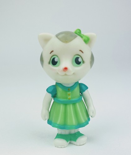 Daniel Tiger's Neighborhood Katerina Kittycat 2.5" Figure White Cat Green Dress