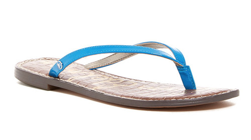 Sandalo da donna blu acquario Sam Edelman Gracie taglia 9 5M 2955