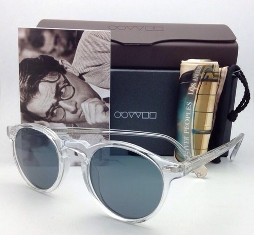 OLIVER PEOPLES Sunglasses GREGORY PECK OV5217 S 1101R8 50 23 Clear w Blue Lenses