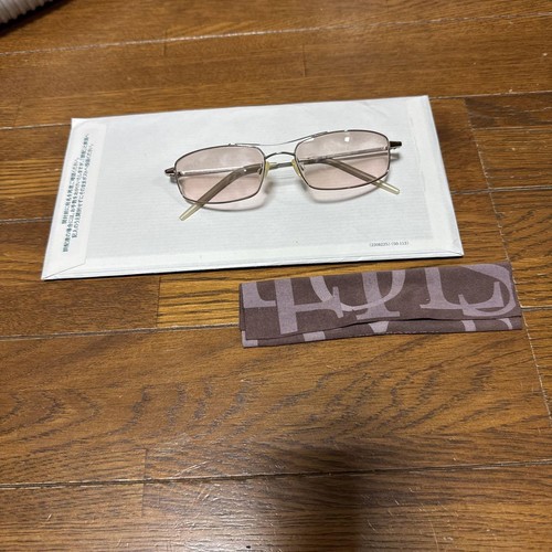 Oliver Peoples Men Sunglasses Vega Pink Lens 56 17 140 W  Case Cloth 99685K Auth