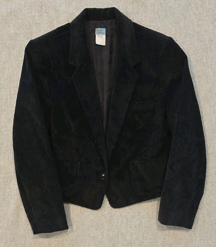 Giacca blazer vintage anni 80 KENZO velluto a coste cropped Francia! Taglia L