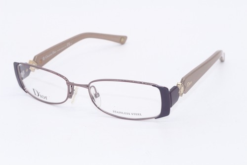 DIOR EYEWEAR NEW CHRISTIAN DIOR CD 3747 YGK VIOLET BROWN AUTHENTIC FRAMES EYEGLASSES 53 17