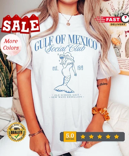 ANTI SOCIAL SOCIAL CLUB Gulf of Mexico Social Club Shirt  Subtle Anti Trump Liberal Feminist Shirt  A...