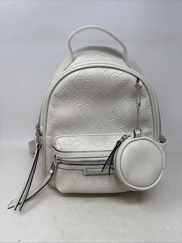 Juicy Couture Backpack Bag Purse With Coin Purse Embossed Logo RN# 108833