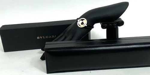 Bvlgari Bulgari Tondo 18K Yellow G & Steel Heart Multi Cord Bracelet