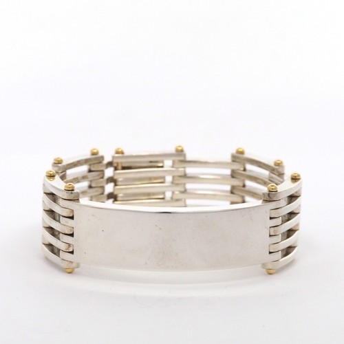 TIFFANY & CO. 【Used】Tiff gate link combination silver 925 K18YG [bracelet]