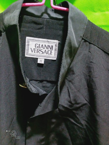 Camicia abito designer Gianni Versace Collection Trend da uomo taglia Madim