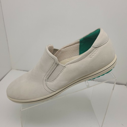 ECCO Women's Size 41 US 10  10.5 Slip on Leather Loafers Light