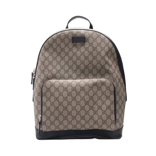 Zaino universale Gucci beige e nero PVC GG Supreme Eden 406370