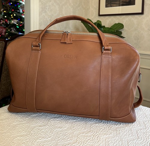 EVERLANE Borsone da viaggio in pelle nuovo di Orsyn