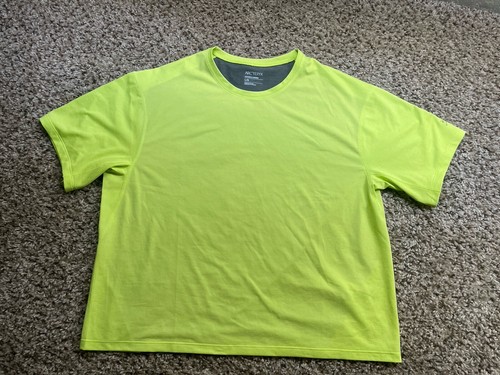 Nuova Arcteryx Taema Crop Maniche Corta Camicia, Donna Large, Foraggio/Spirito