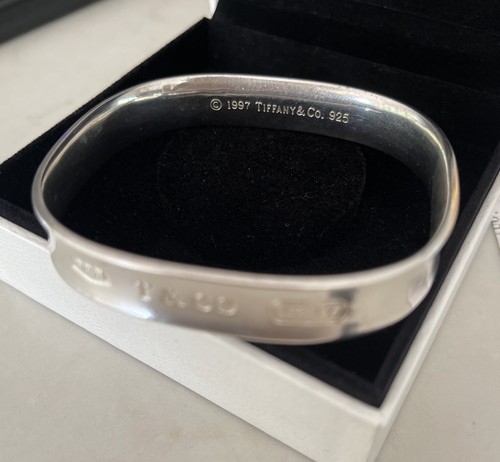 Vintage Authentic TIFFANY & CO 925 1837  1997 thicker Sterling silver Bracelet