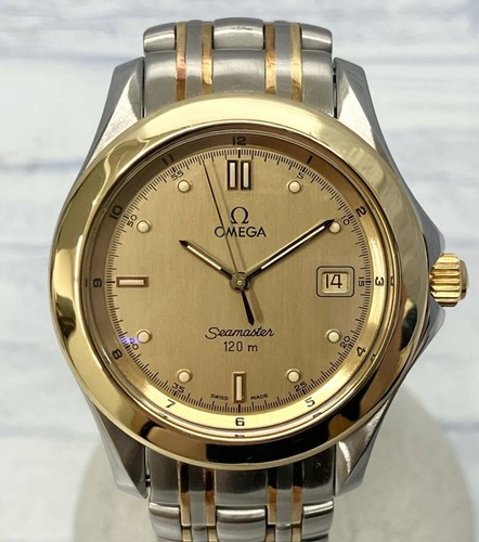 Omega Seamaster 2311.10 51017123 orologio uomo quarzo data quadrante oro 3 lancette