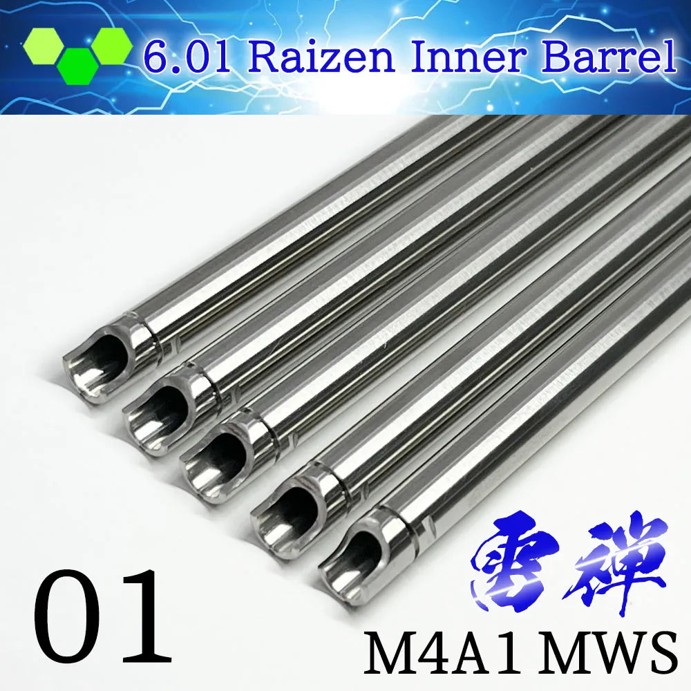 da Vinci Airsoft SUS304 01 Raizen GBB M4A1 MWS Inner Barrel   250mm