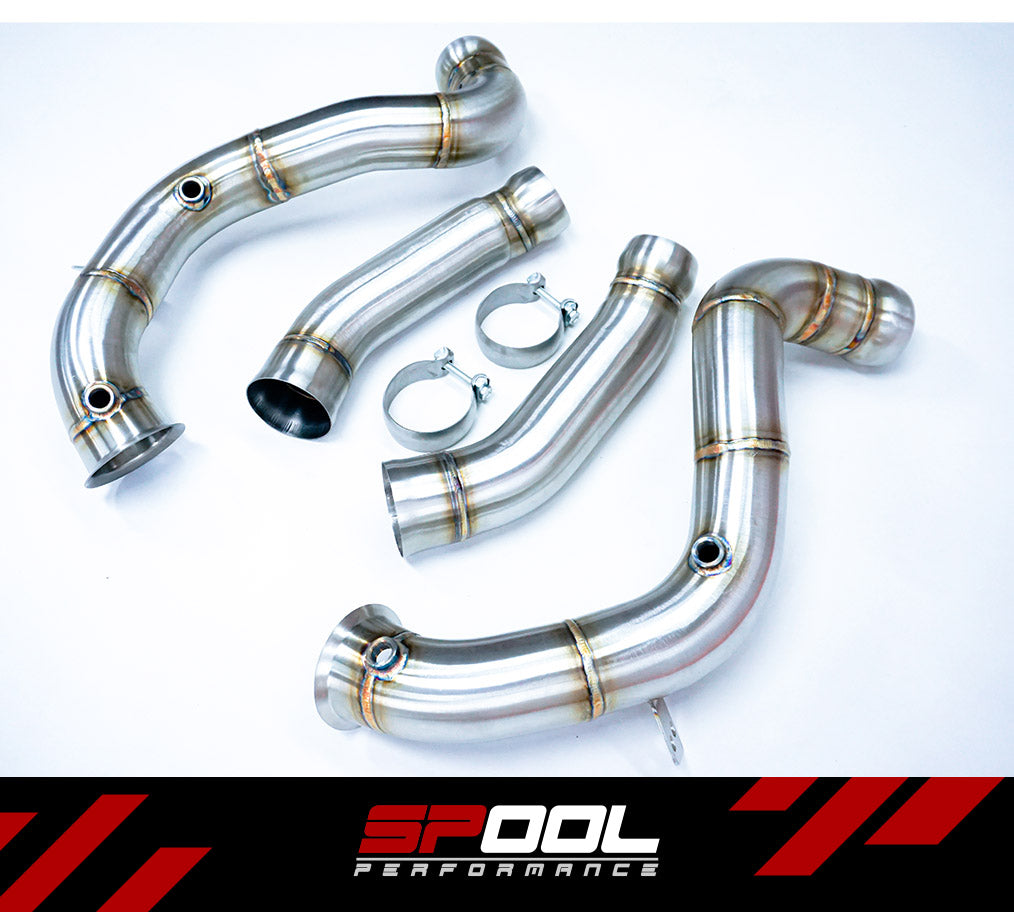 SPOOL PERFORMANCE Spool AMG M177 C63 Downpipes [Upgraded Race Downpipes]