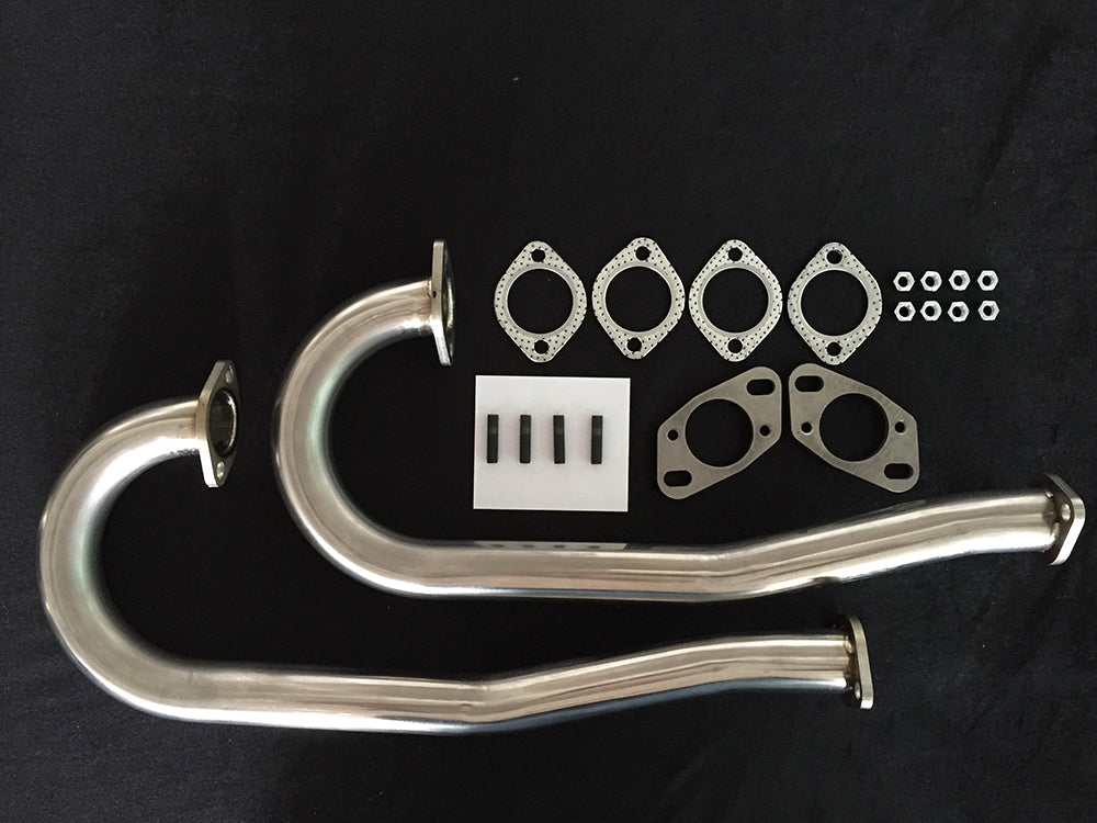 VINTAGE SPEED STAINLESS STEEL 38MM J PIPES TYPE 1 ENGINE