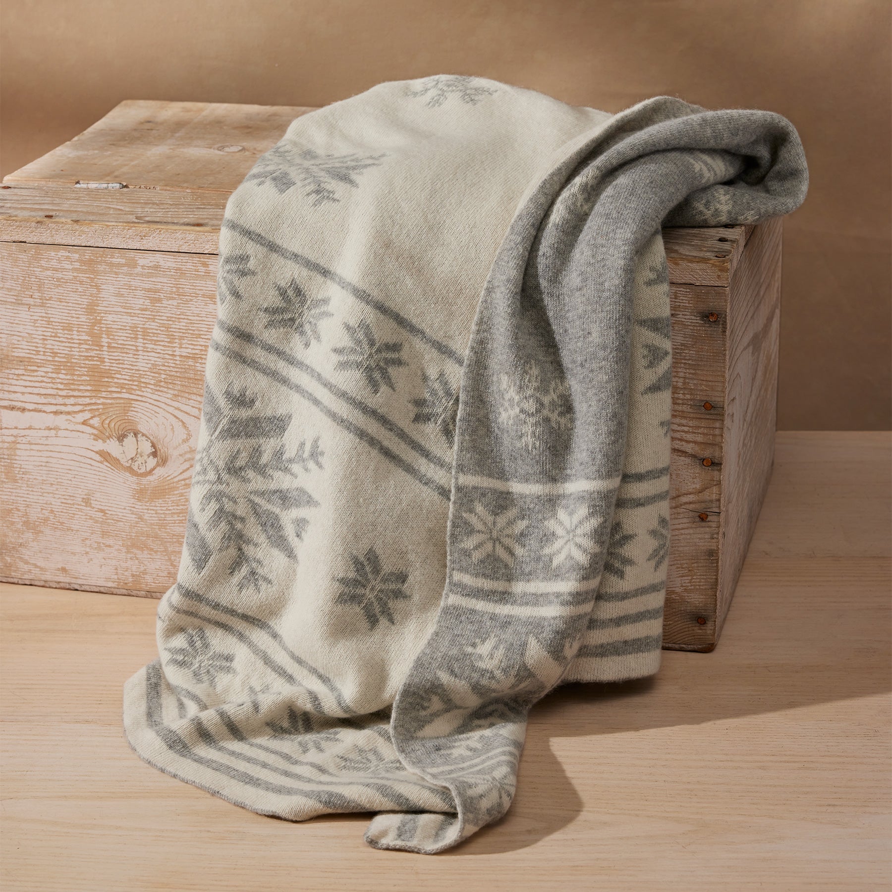 SUNDANCE Snowflake Falls Throw